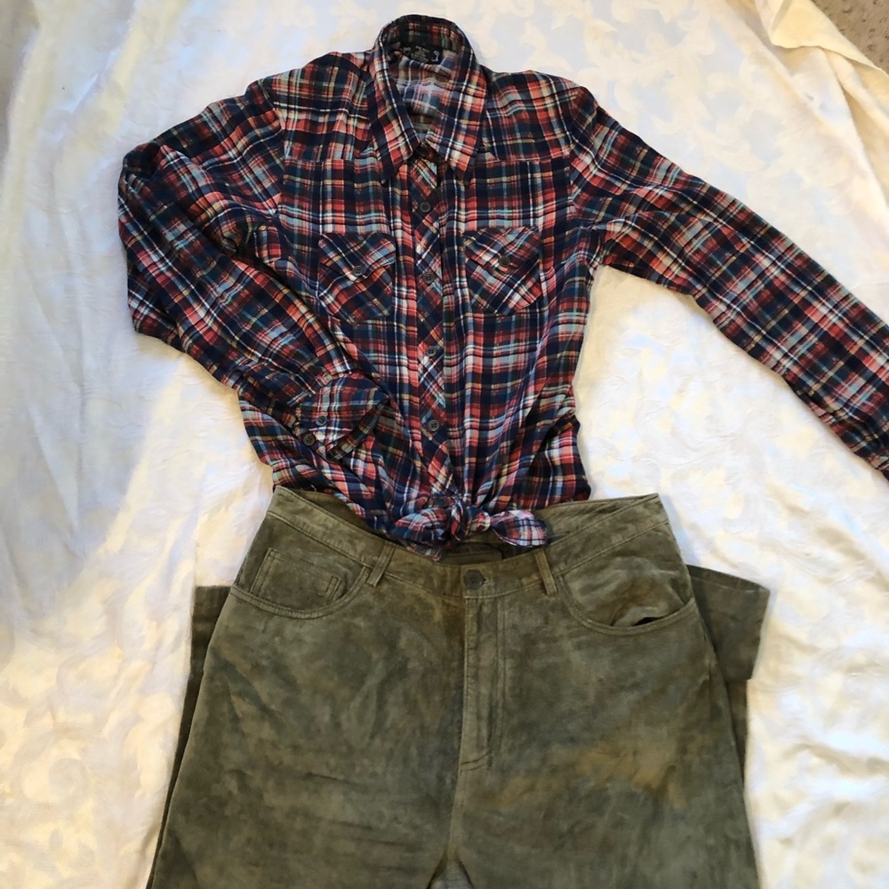 Brandon Thomas 100% genuine leather, olive green